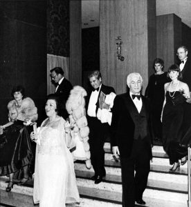 Guests arrive at the 1982 Clover Ball